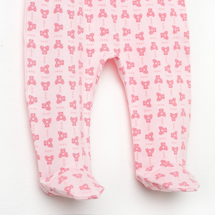 Ползунки, рост 80 см, цвет розовый 0301ИПр80_М