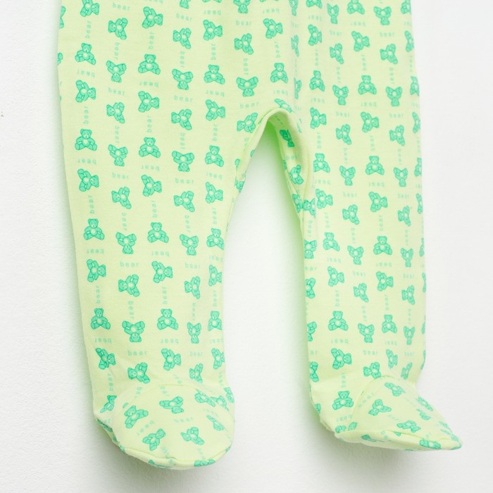 Ползунки, рост 74 см, цвет салатовый 0301ИПс74_М