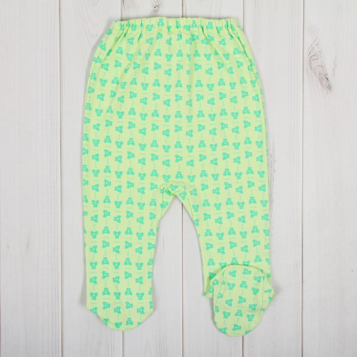Ползунки, рост 74 см, цвет салатовый 0301ИПс74_М