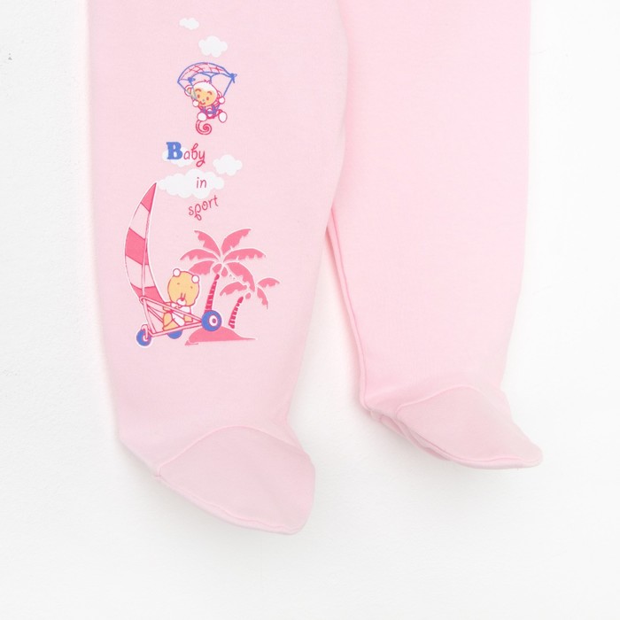 Ползунки, рост 80 см, цвет розовый №6р80_М