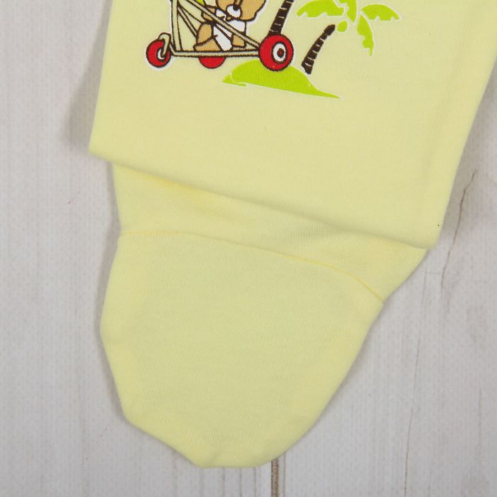 Ползунки, рост 80 см, цвет жёлтый №6ж80_М