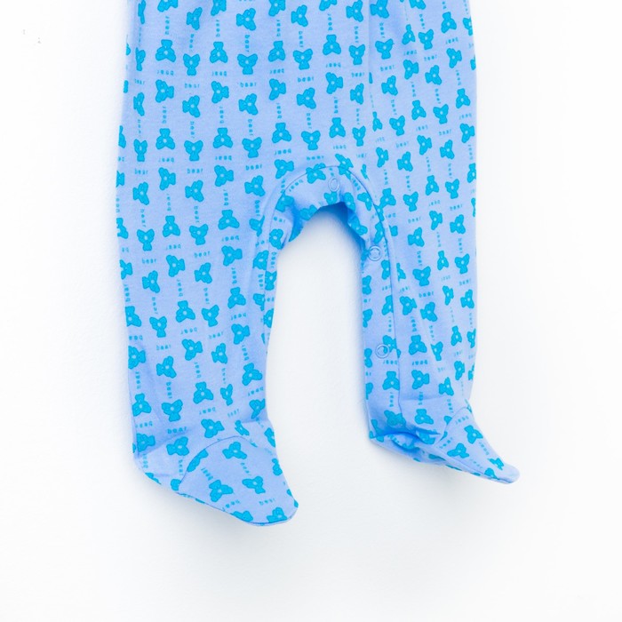 Полукомбинезон детский, рост 86 см, цвет голубой 0303ИПг86_М