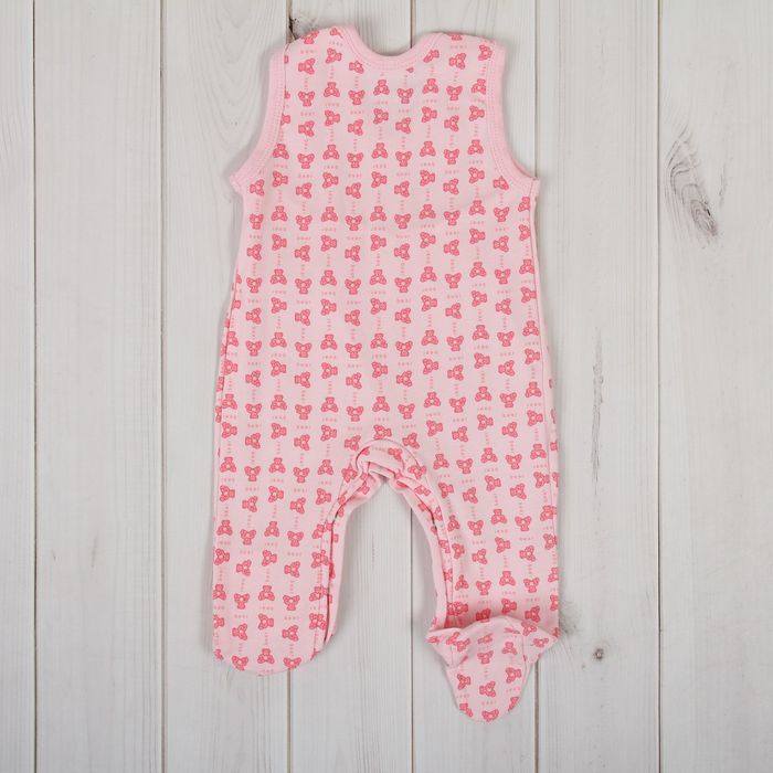 Полукомбинезон детский, рост 86 см, цвет розовый 0303ИПр86_М