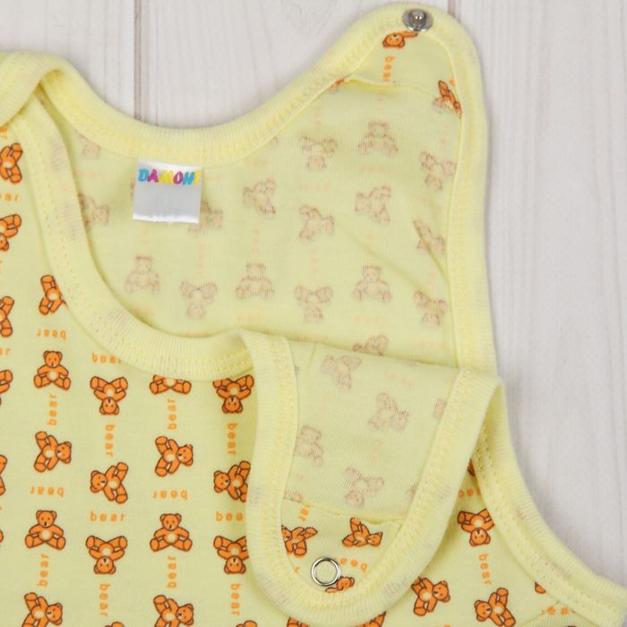 Полукомбинезон детский, рост 86 см, цвет жёлтый 0303ИПж86_М