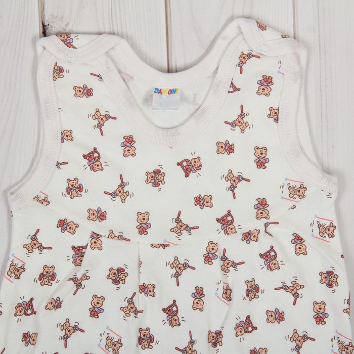 Полукомбинезон детский, рост 86 см, цвет экрю 0303ИПэ86_М