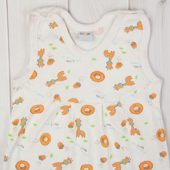 Полукомбинезон детский, рост 86 см, цвет экрю 0303Кэ86_М