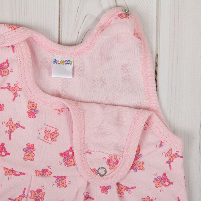 Полукомбинезон детский, рост 68 см, цвет розовый 0305ИПр68_М