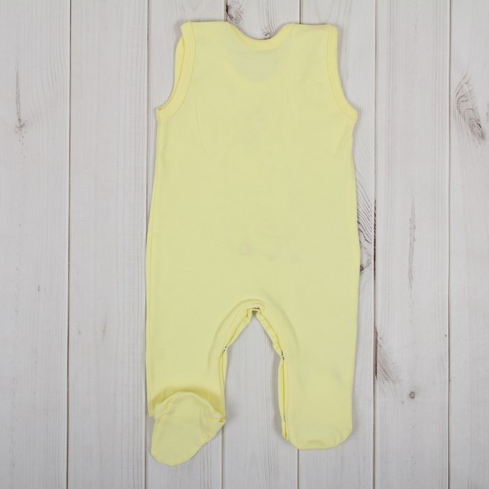 Полукомбинезон детский, рост 68 см, цвет жёлтый №2ж68_М