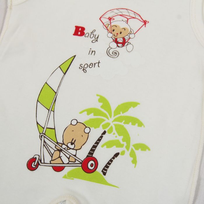 Полукомбинезон детский, рост 80 см, цвет экрю №2э80_М