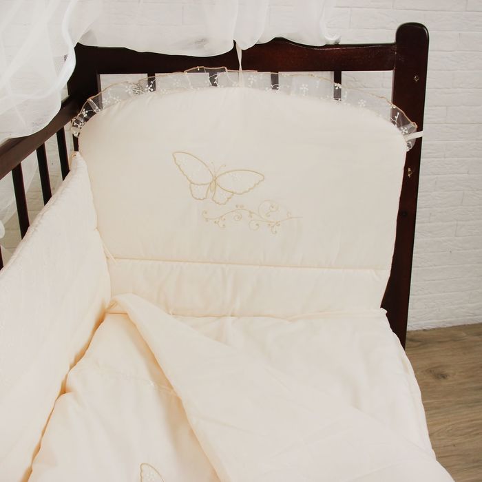 Комплект в кроватку "Farfalla" (7 предметов), цвет бежевый 5283