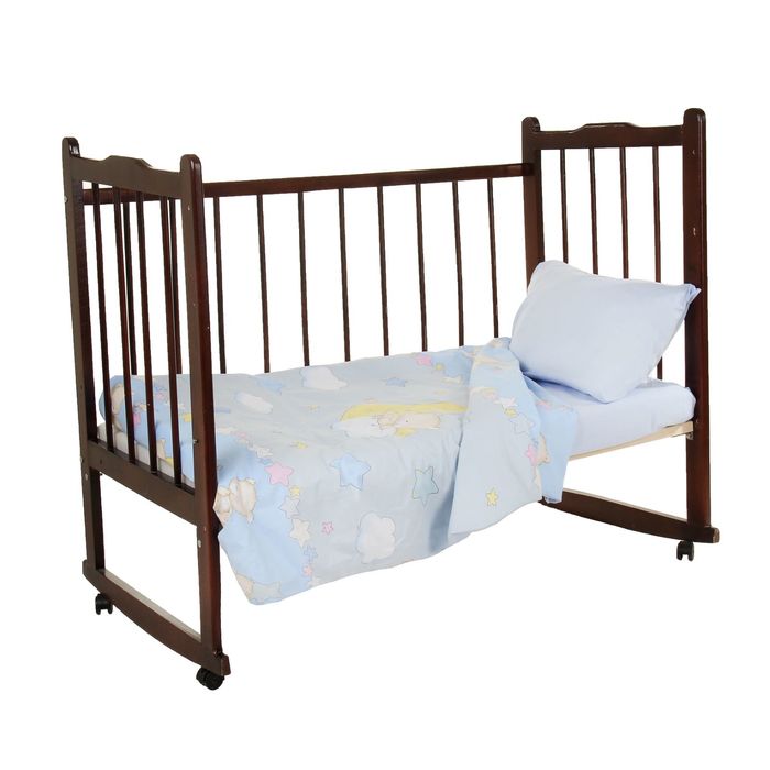 Детское постельное бельё "Павлуша" (3 предмета), цвет голубой 2012