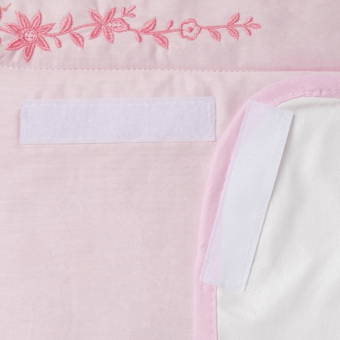 Комплект "Три медвежонка" (пеленальный матрасик 70*66 см, непромокаемая пелёнка (2 шт.)), цвет розов