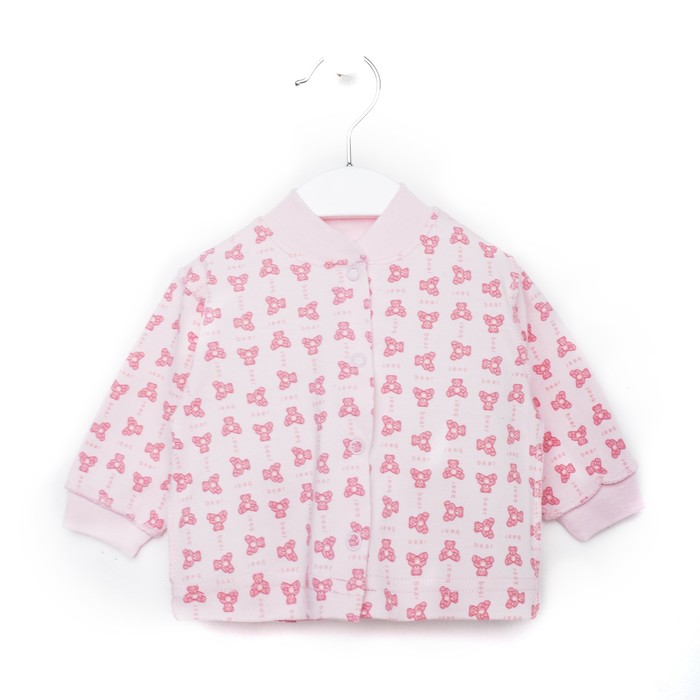 Кофточка на кнопках, рост 74 см, цвет розовый 0502ИПр74_М