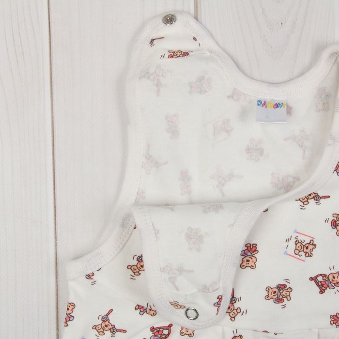 Полукомбинезон детский, рост 86 см, цвет экрю 0305ИПэ86_М