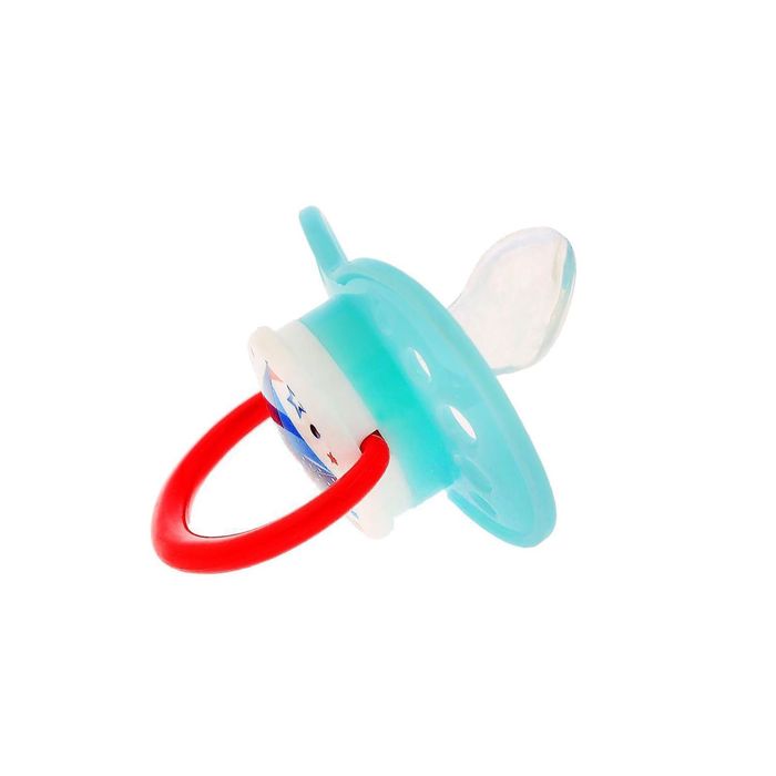 Пустышка силиконовая ортодонтическая «Морская прогулка», от 0 до 6 мес.