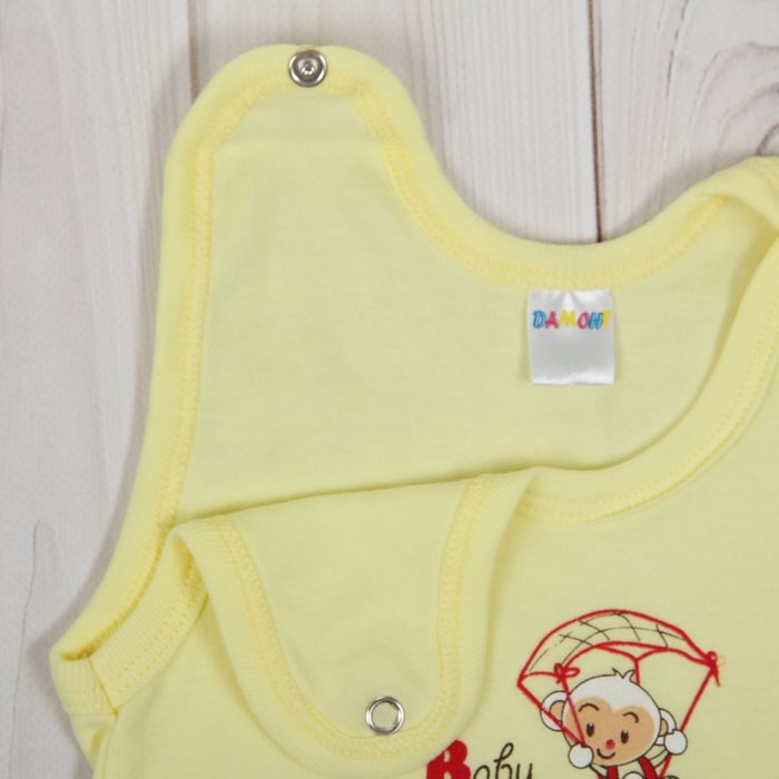 Полукомбинезон детский, рост 80 см, цвет жёлтый №2ж80_М