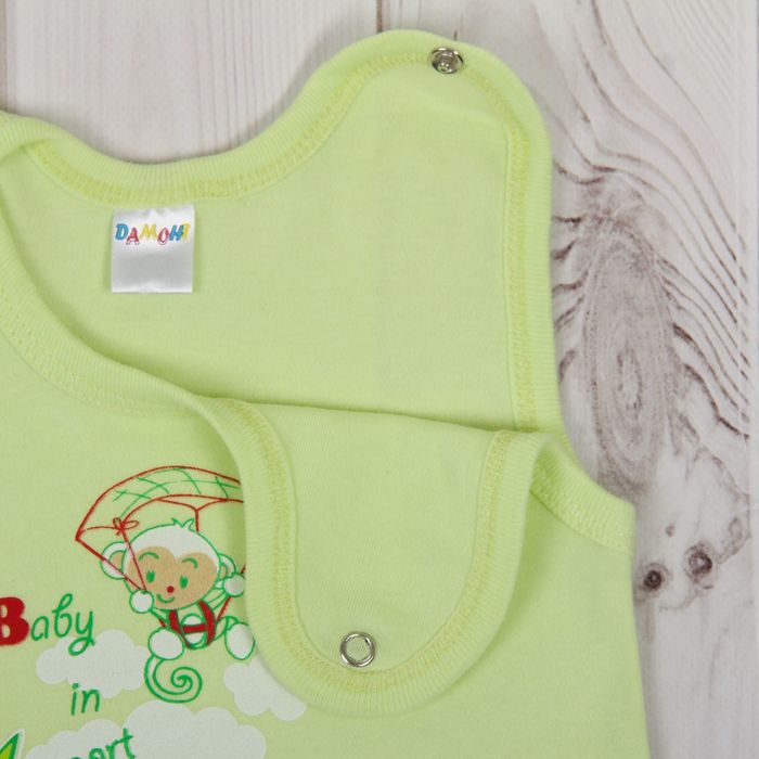 Полукомбинезон детский, рост 86 см, цвет салатовый №2с86_М