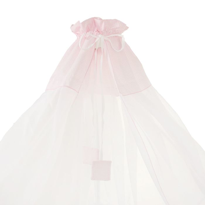 Комплект в кроватку "Дельфинчик" (7 предметов), цвет розовый 1436