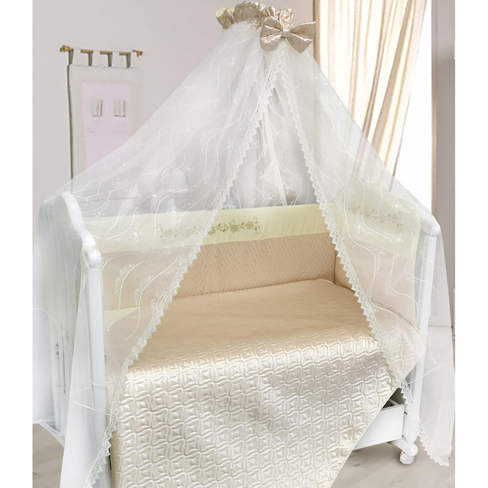 Комплект в кроватку &quot;Мила&quot; (6 предметов), цвет бежевый 1423/6