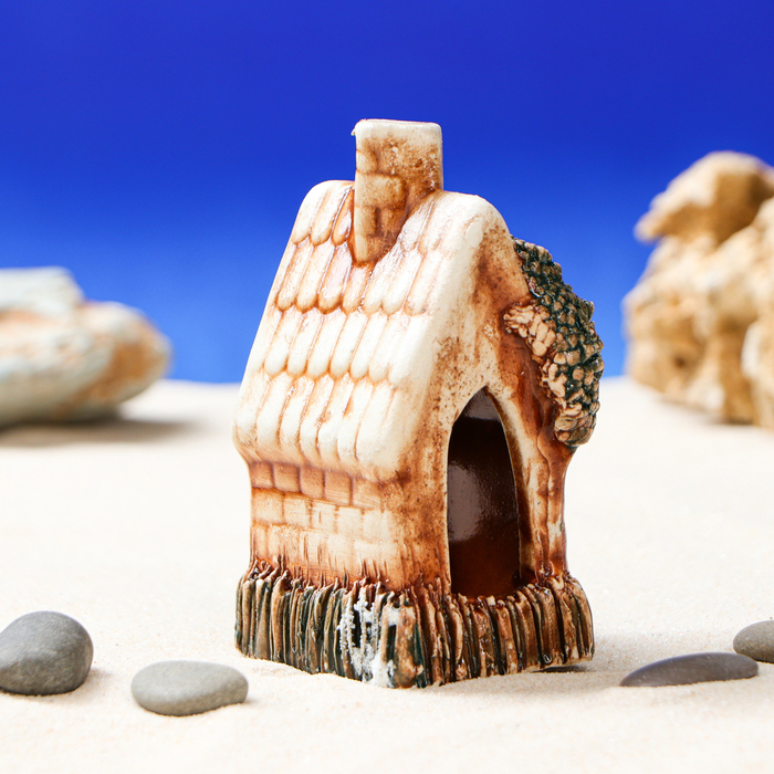 Аквадекор для аквариума "Хижина"