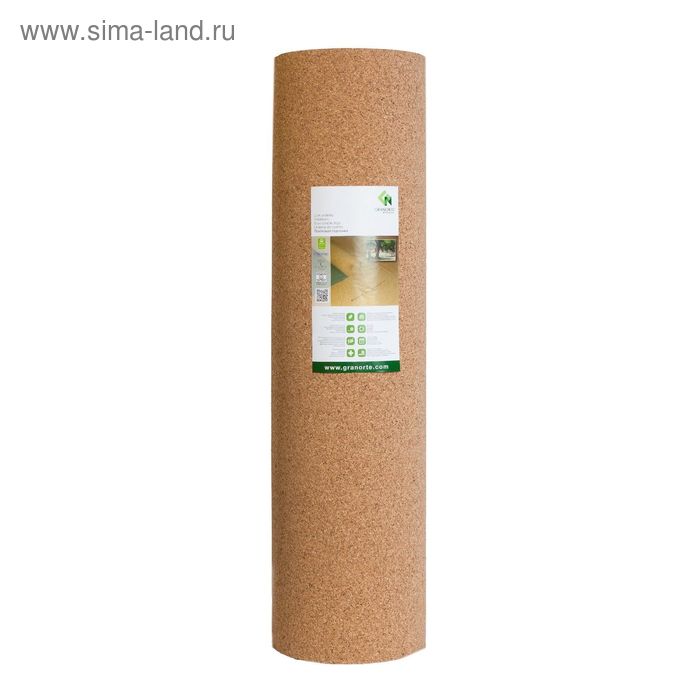 Подложка  Пробковая 5 мм, 1х10м, 10м2