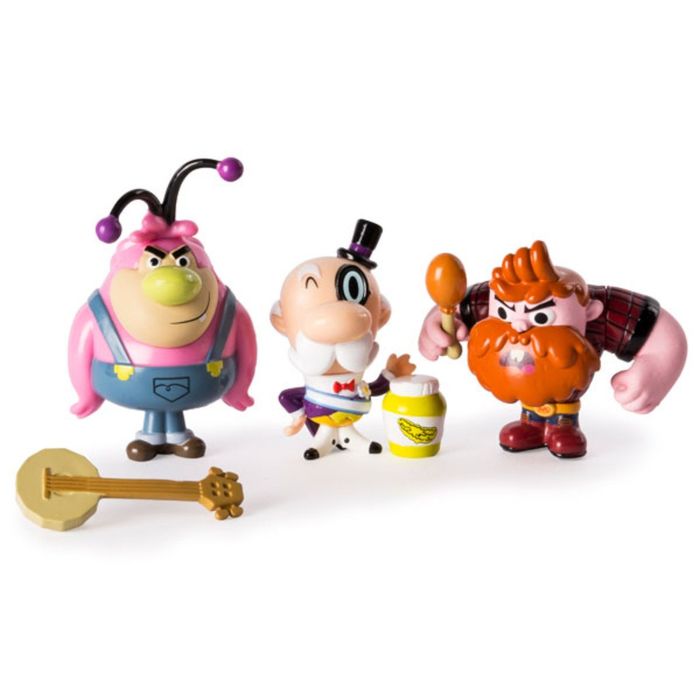 Игрушка Powerpuff Girls Три 5 см фигурки обитателей города