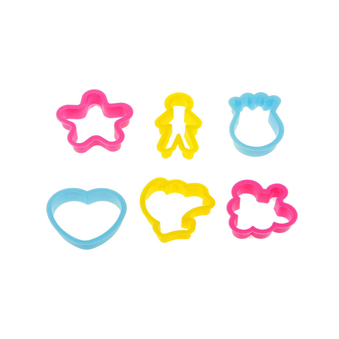 Набор 6 формочек в пакете