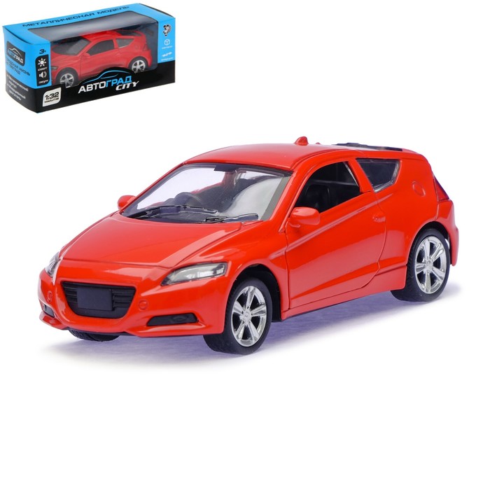 Машина металлическая "Гонка", инерционная, свет и звук, масштаб 1:32