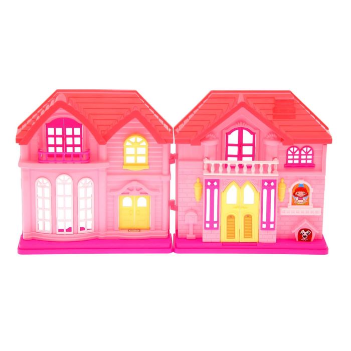 Дом для кукол с мебелью, складной