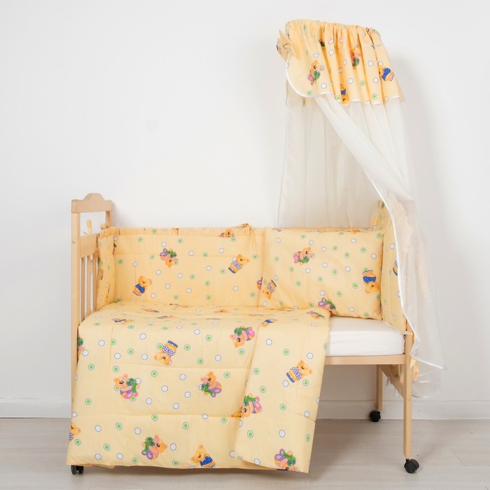 Комплект в кроватку (4 предмета), цвет бежевый 7013 Беж