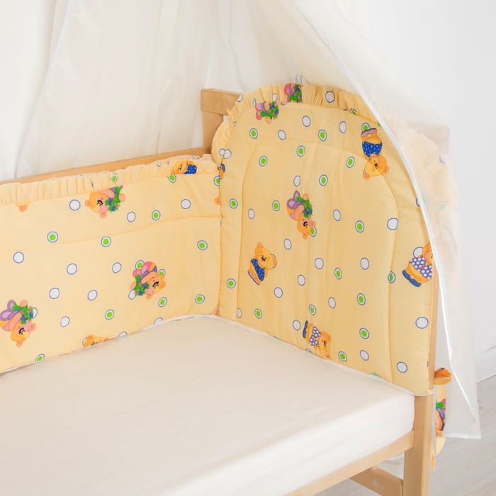 Комплект в кроватку (4 предмета), цвет бежевый 7013 Беж