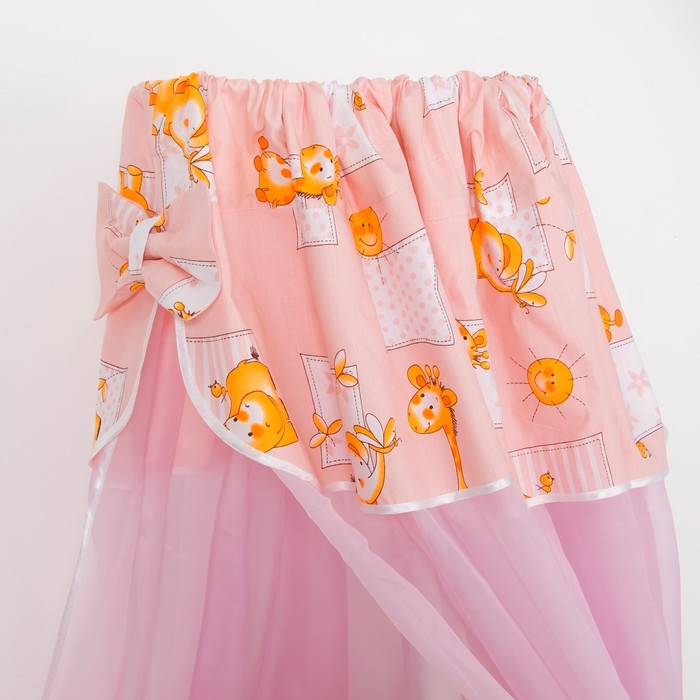 Комплект в кроватку (4 предмета), цвет розовый 7013 Роз