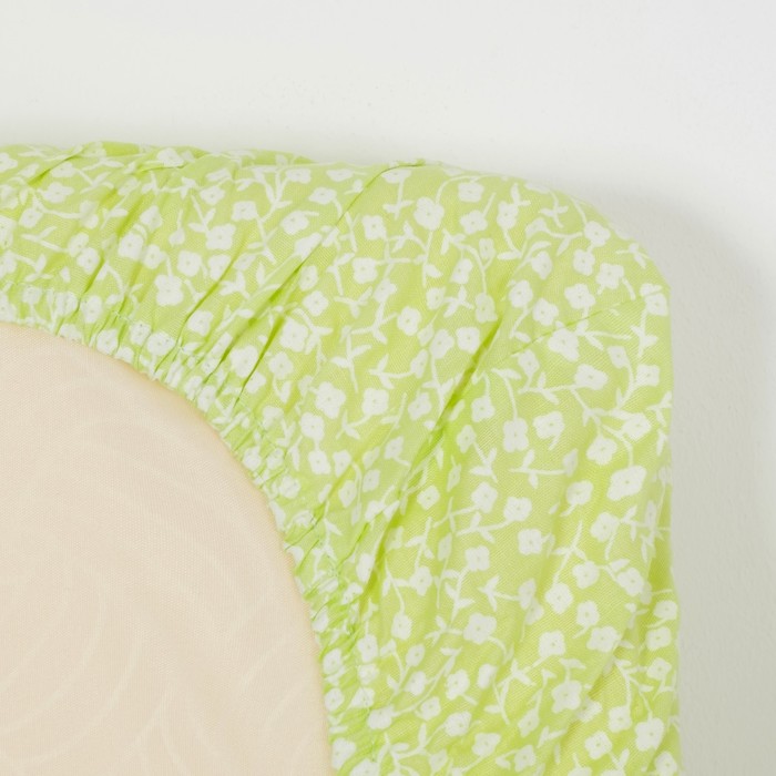 Комплект в кроватку "Бабочки" (7 предметов), цвет салатовый 7062Сал