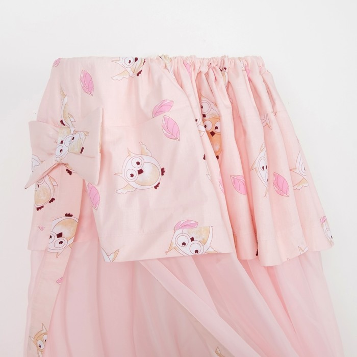 Комплект в кроватку "Классика" (7 предметов), цвет розовый, принт микс 7022Роз