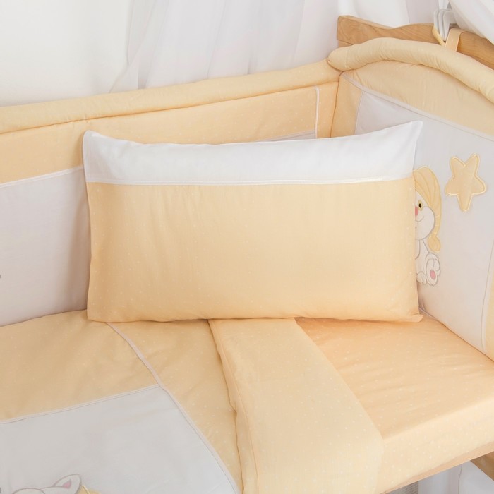 Комплект в кроватку "Котик" (7 предметов), цвет бежевый 7060Беж