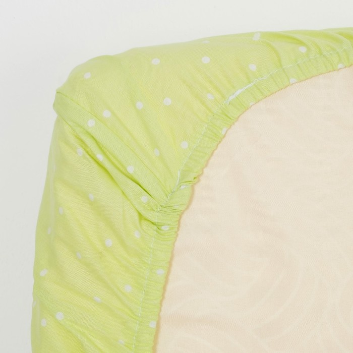 Комплект в кроватку "Котик" (7 предметов). цвет салатовый 7060Сал