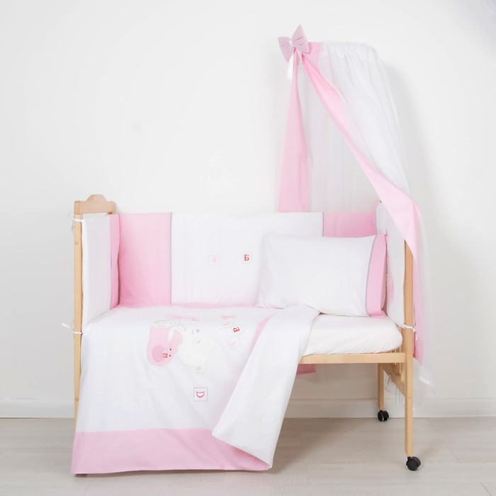 Комплект в кроватку "Мишка" (7 предметов), цвет МИКС 70210