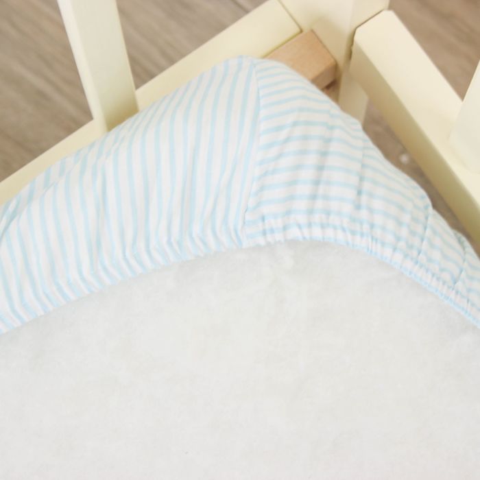 Комплект в кроватку "Сладкий сон" (7 предметов), цвет голубой 7028Гол