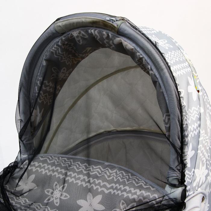 Москитная сетка на коляску-люльку, цвет чёрный, 60х100 см