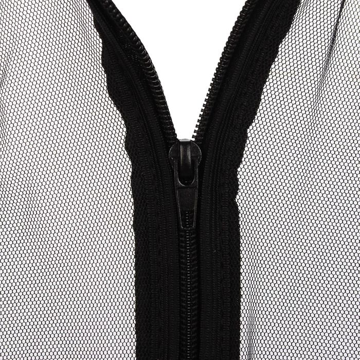 Москитная сетка на коляску универсальная, на молниях, цвет чёрный, 40х60 см