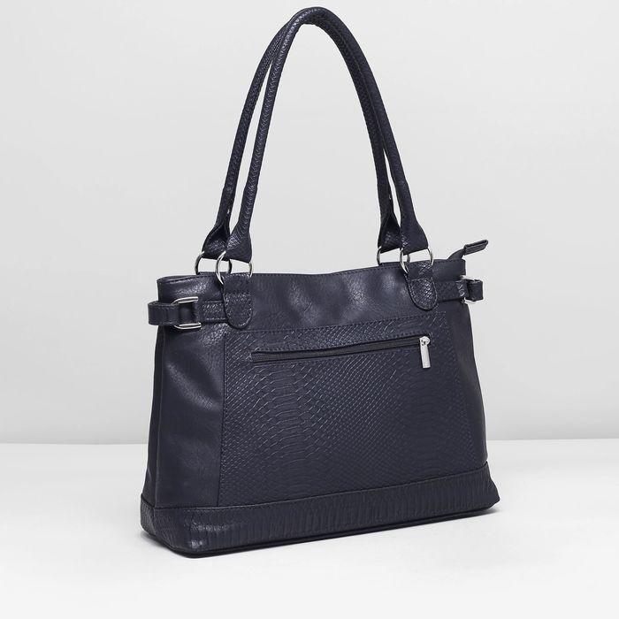 Сумка женская на молнии, 1 отдел, цвет чёрный