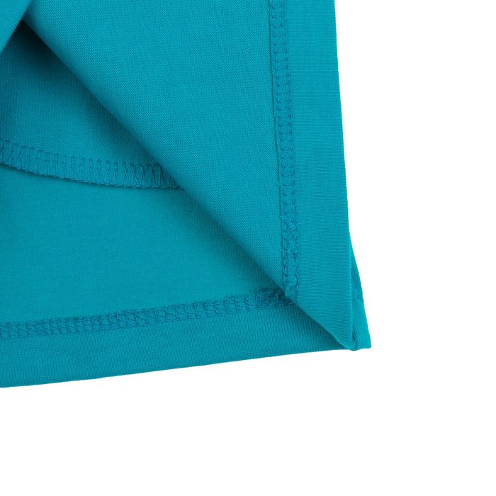 Платье с длинным рукавом для девочки, рост 98-104 см, цвет бирюзовый