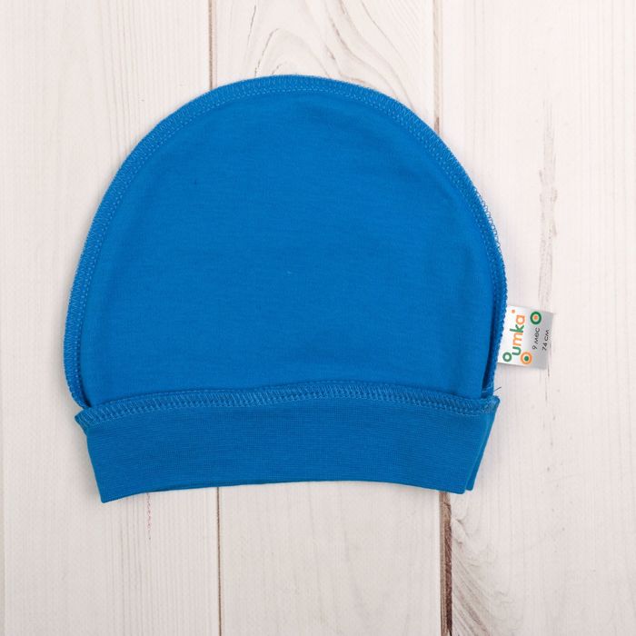 Чепчик детский, рост 74 см, цвет голубой 386-AZ_М
