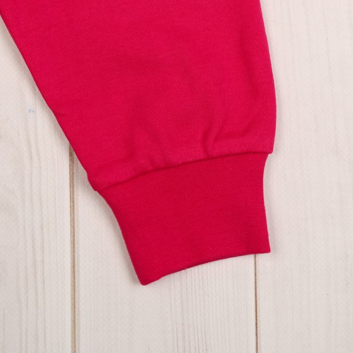 Комплект детский (боди, штанишки, чепчик), рост 80 см, принт зайчики