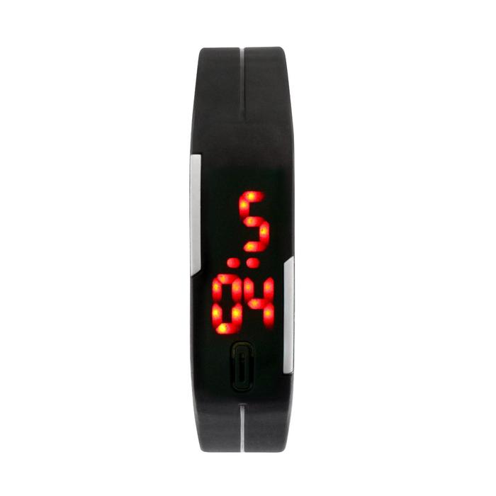 Часы наручные электронные Скайер, l25 см, черные