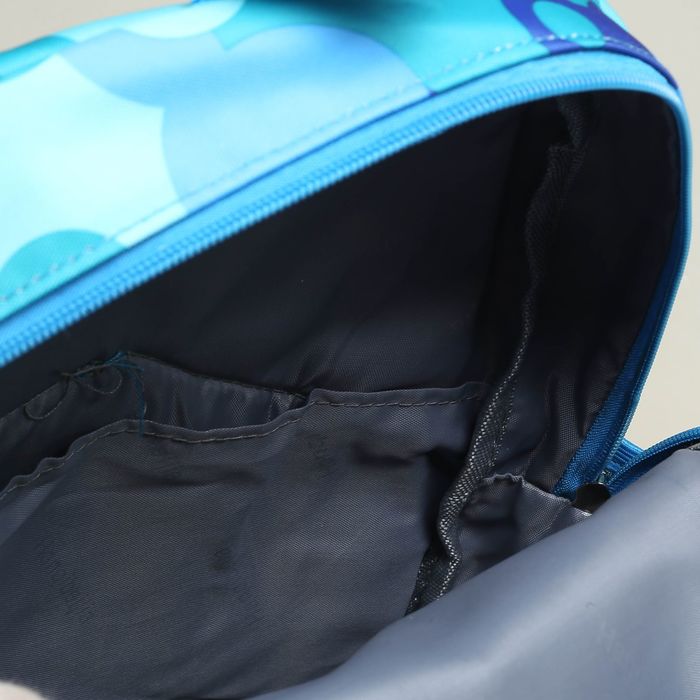 Рюкзак подр Дизайн, 24*11*0, отдел на молнии, 2 нар кармана, 2 бок сетки, синий