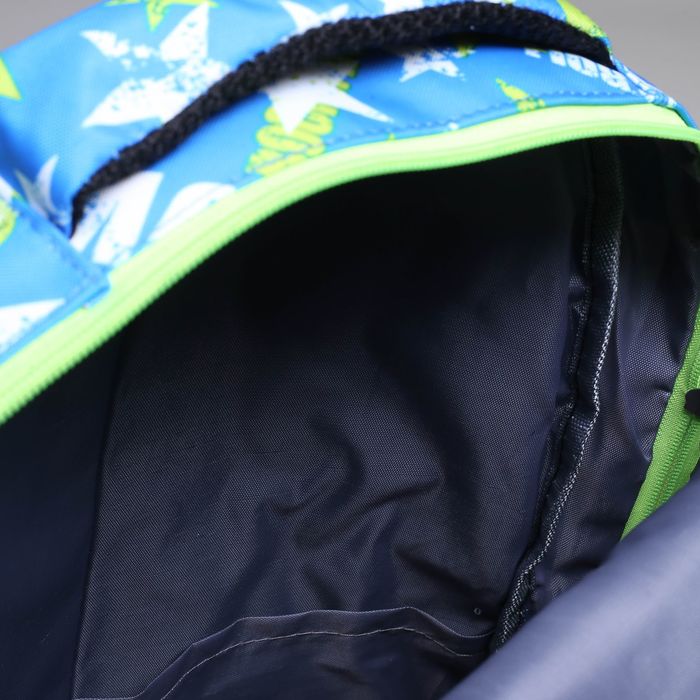 Рюкзак подр Звезды 30*16*46, отдел на молнии, 3 нар карман, 2 бок сетки, синий