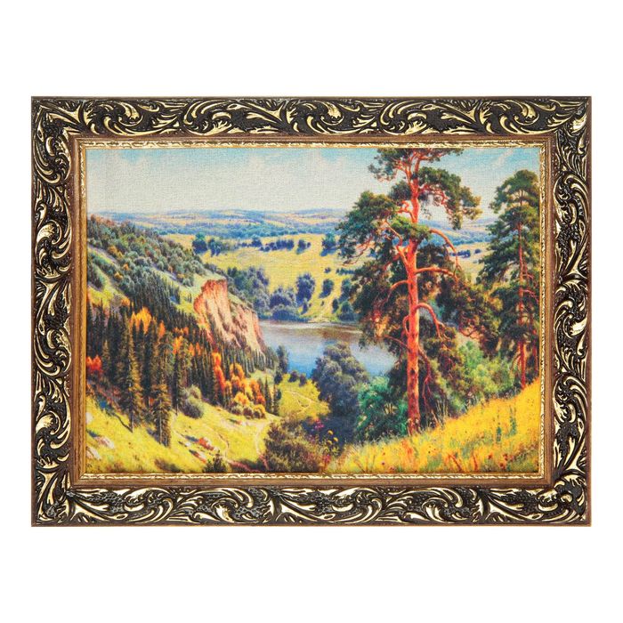 Гобеленовая картина "Природа" сосна на склоне