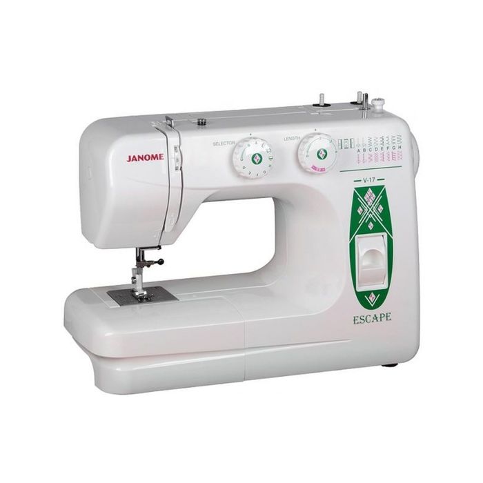 Швейная машина Janome Escape V-17, 16 операций, обметочная, потайная, эластичная строчка