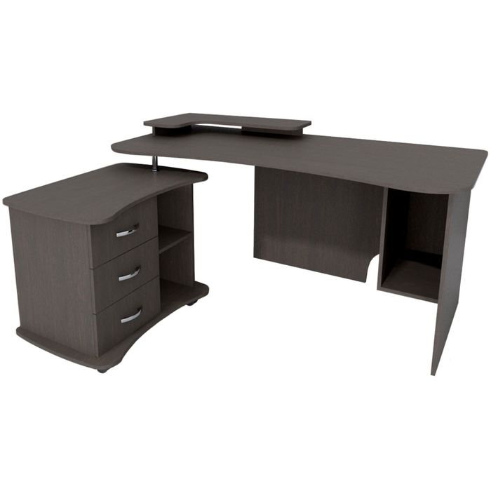 Стол компьютерный Карат-16 Левый Венге